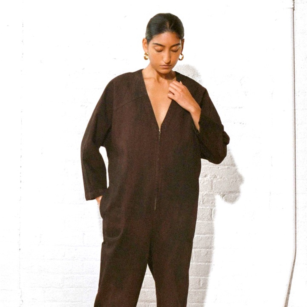 Mara Hoffman Devena Denim Jumpsuit
